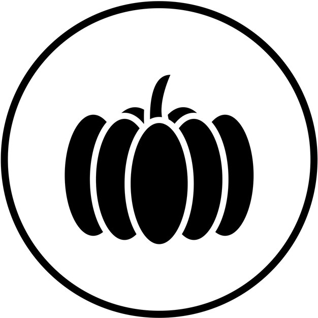 Diseño vectorial del estilo del icono de Pumpkin Perk