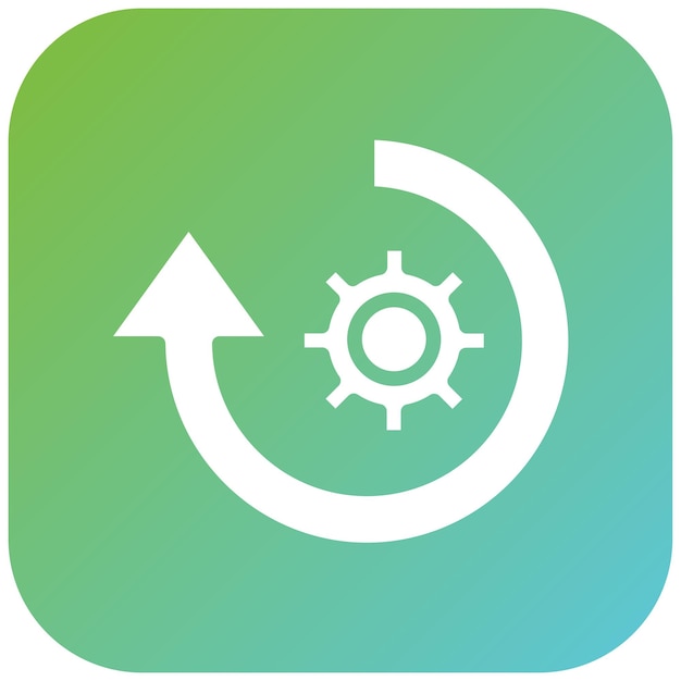 Diseño vectorial Estilo del icono del punto de autoservicio