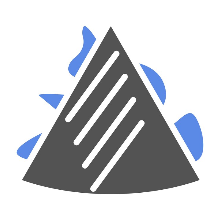 Vector diseño vectorial estilo de icono de quesadilla