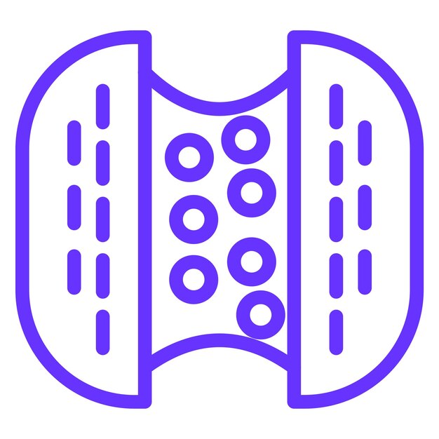 Diseño vectorial de estilo de icono de queso a la parrilla