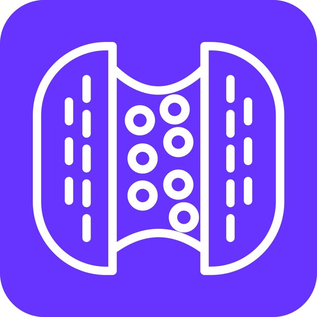 Diseño vectorial de estilo de icono de queso a la parrilla