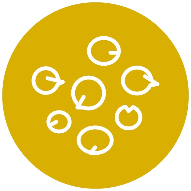 Diseño vectorial Estilo del icono de quinua