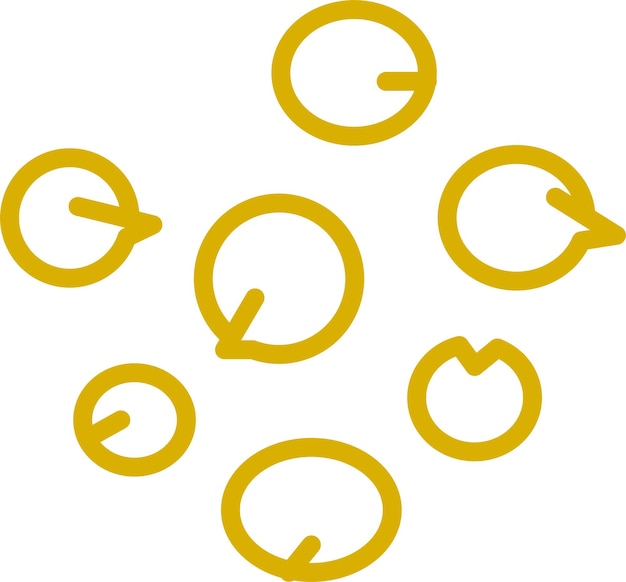 Diseño vectorial Estilo del icono de quinua