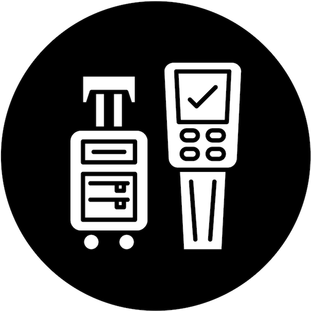 Diseño vectorial del estilo del icono del quiosco