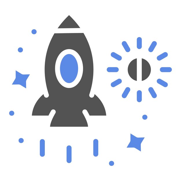 Diseño vectorial Estilo de icono de radiancia de avance