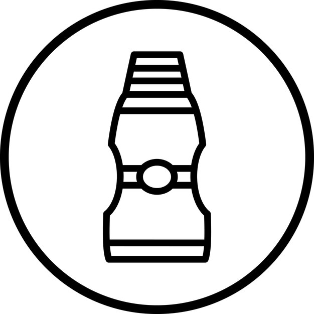 Diseño vectorial Estilo del icono de Ramune