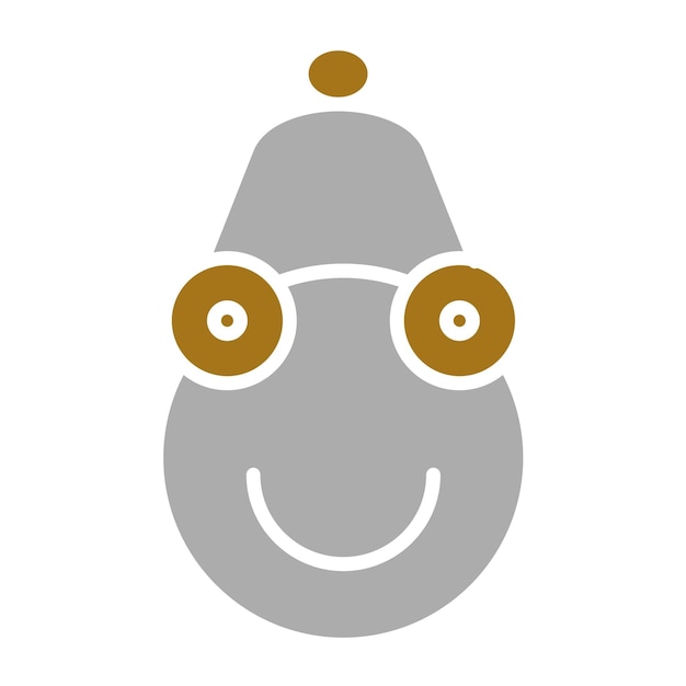 Diseño vectorial Estilo de icono de rana de punto