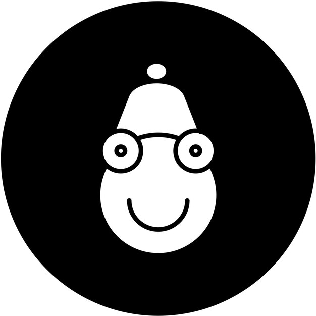Diseño vectorial Estilo de icono de rana de punto