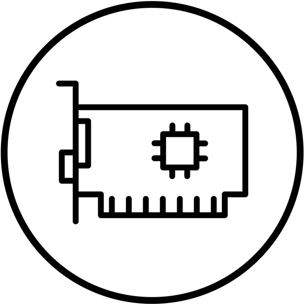 Diseño vectorial Estilo del icono de la ranura de la tarjeta ExpressCard