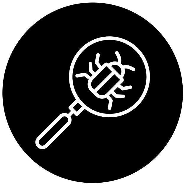Diseño vectorial Estilo de icono de rastreo seguro