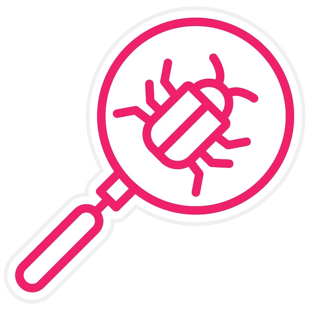 Diseño vectorial Estilo de icono de rastreo seguro