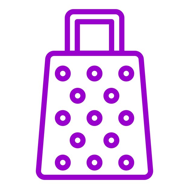 Diseño vectorial del estilo del icono de la rastrilladora de queso