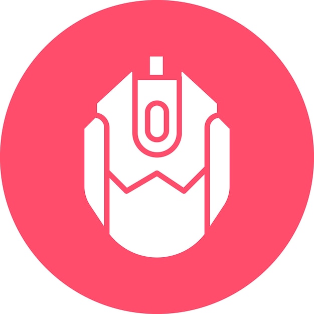 Diseño vectorial Estilo del icono del ratón de juego