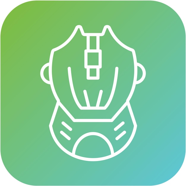 Diseño vectorial Estilo del icono del ratón de juego