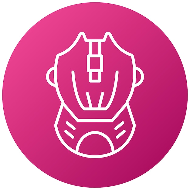 Diseño vectorial Estilo del icono del ratón de juego