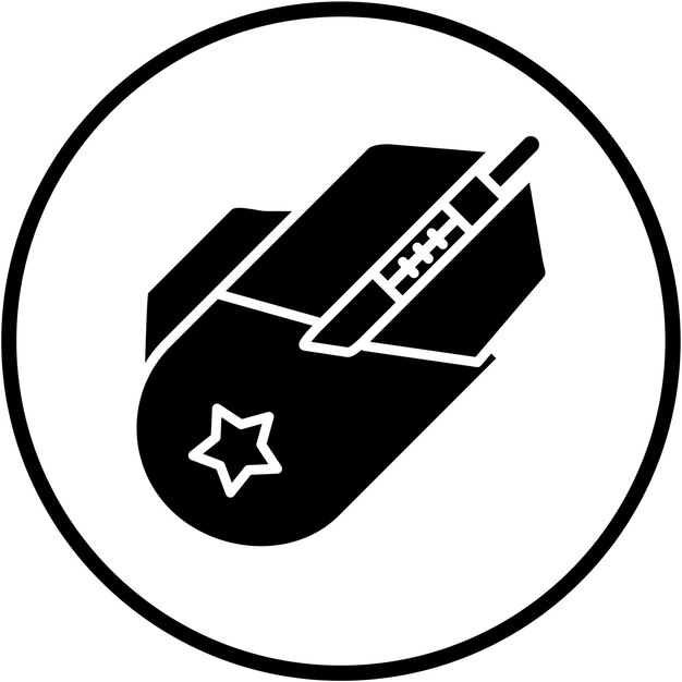 Diseño vectorial Estilo del icono del ratón de juego
