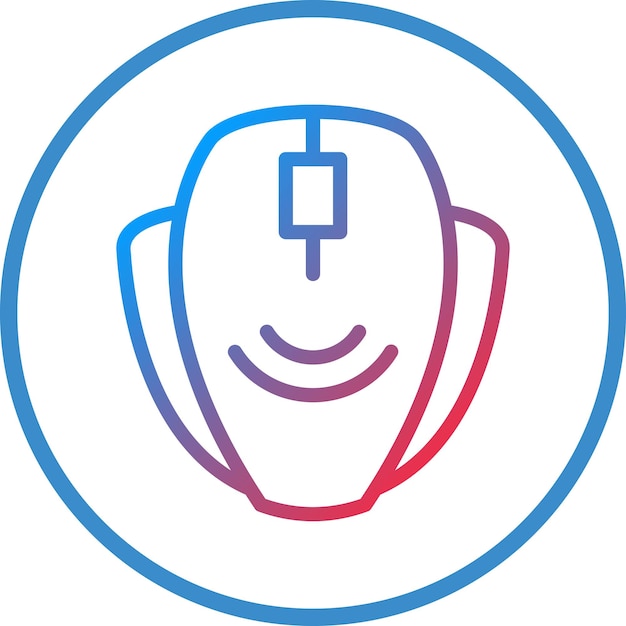 Diseño vectorial Estilo del icono del ratón