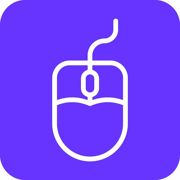Diseño vectorial Estilo del icono del ratón