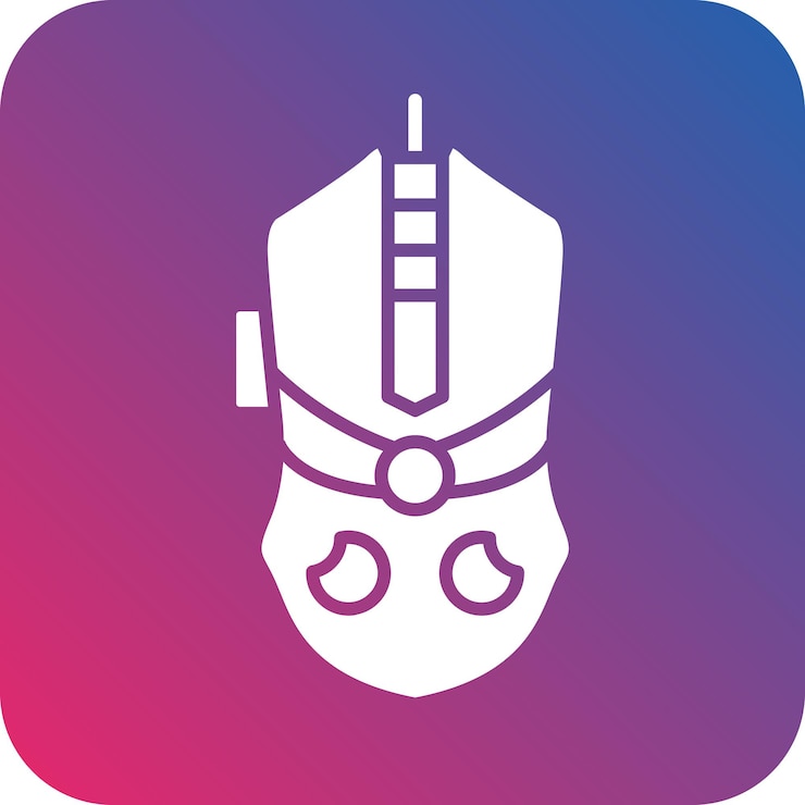 Vector diseño vectorial estilo del icono del ratón