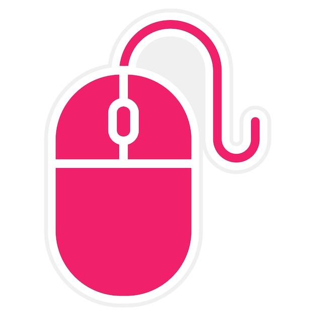 Diseño vectorial Estilo del icono del ratón