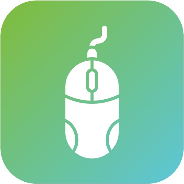 Diseño vectorial Estilo del icono del ratón
