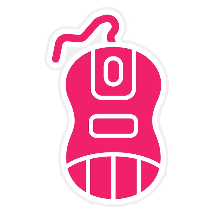 Vector diseño vectorial estilo del icono del ratón