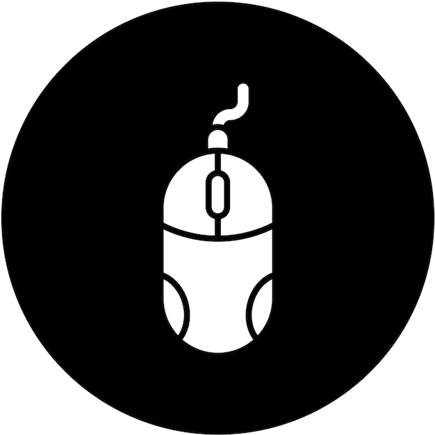 Diseño vectorial Estilo del icono del ratón