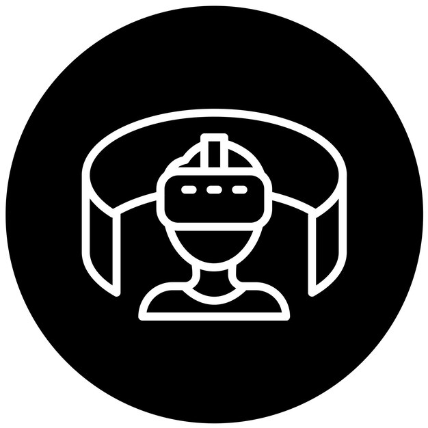 Diseño vectorial Estilo de icono de realidad alternativa