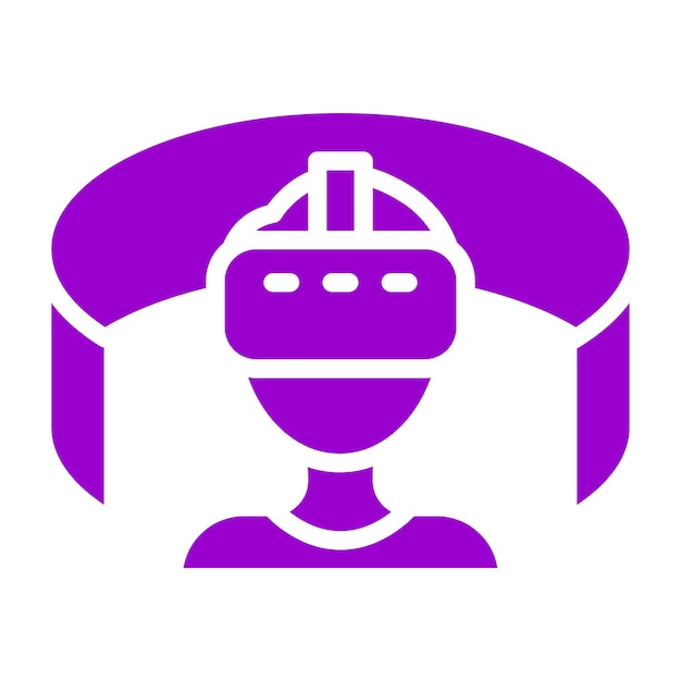 Diseño vectorial Estilo de icono de realidad alternativa
