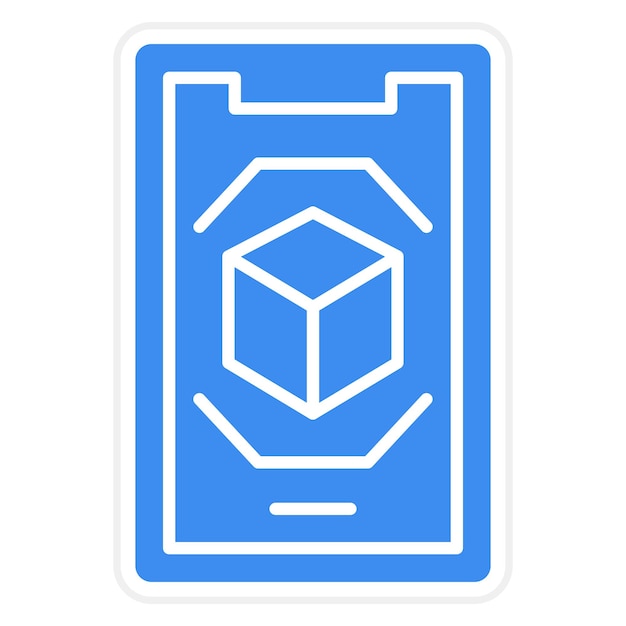 Diseño vectorial Estilo de icono de realidad aumentada
