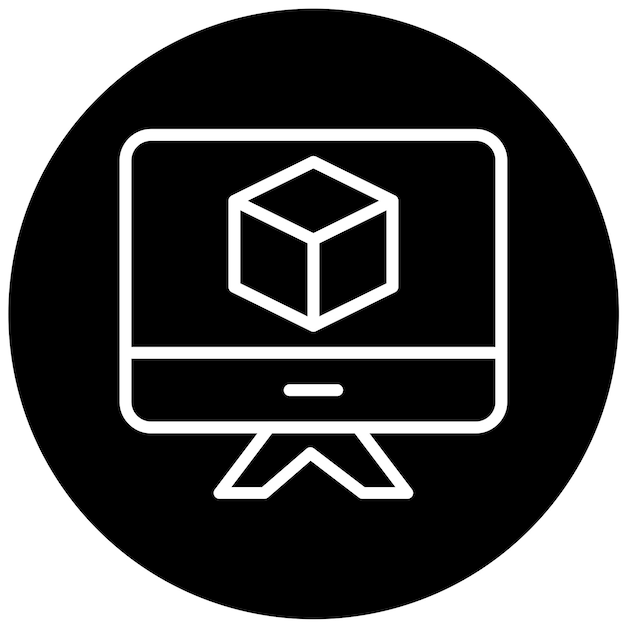 Diseño vectorial Estilo de icono de realidad aumentada