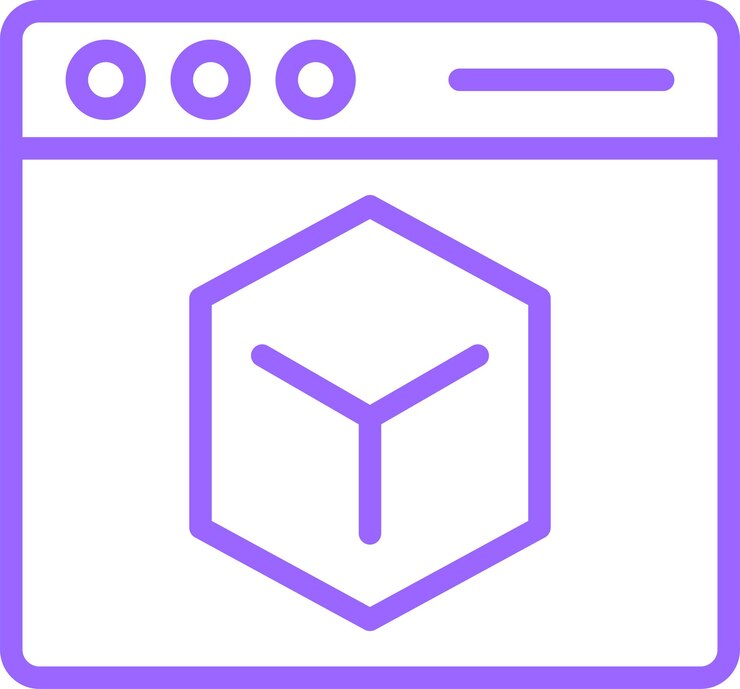 Vector diseño vectorial estilo de icono de realidad aumentada