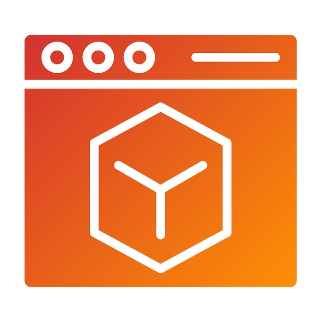 Diseño vectorial Estilo de icono de realidad aumentada
