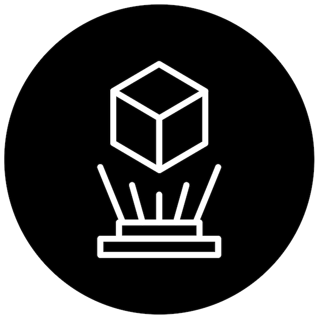 Diseño vectorial Estilo de icono de realidad mixta
