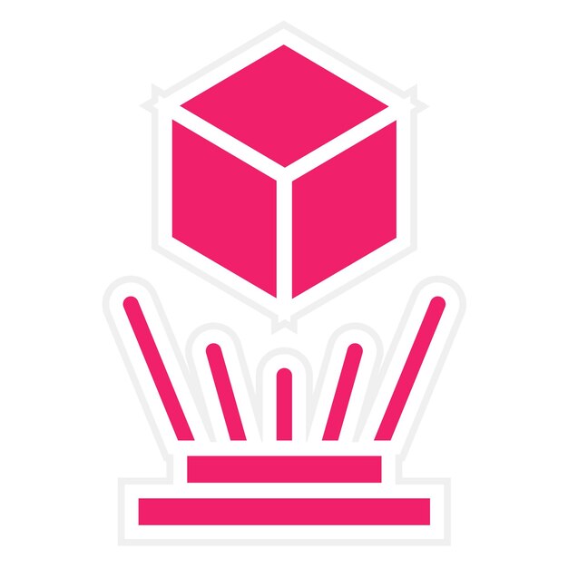 Diseño vectorial Estilo de icono de realidad mixta