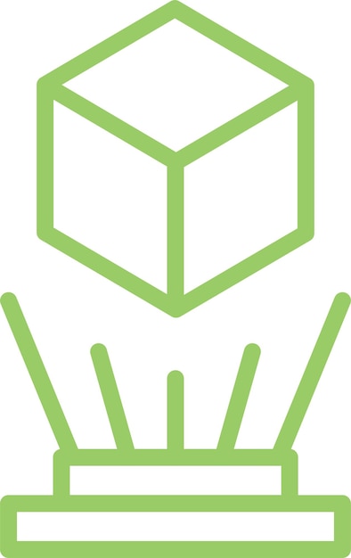 Diseño vectorial Estilo de icono de realidad mixta