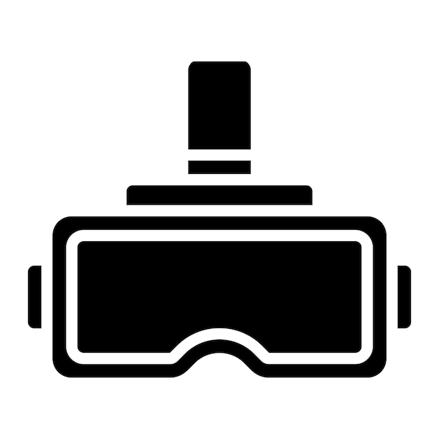 Diseño vectorial Estilo de icono de realidad virtual