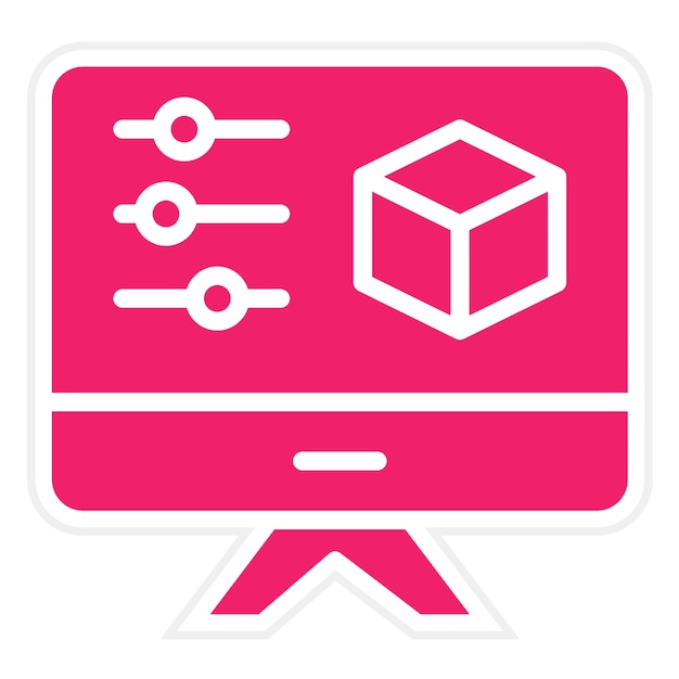 Diseño vectorial Estilo de icono de realidad virtual