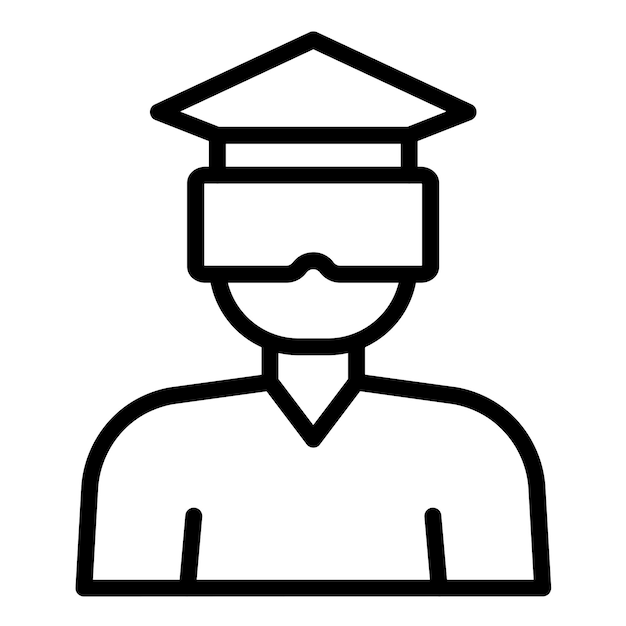 Diseño vectorial Estilo de icono de realidad virtual