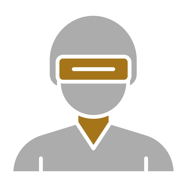Diseño vectorial Estilo de icono de realidad virtual