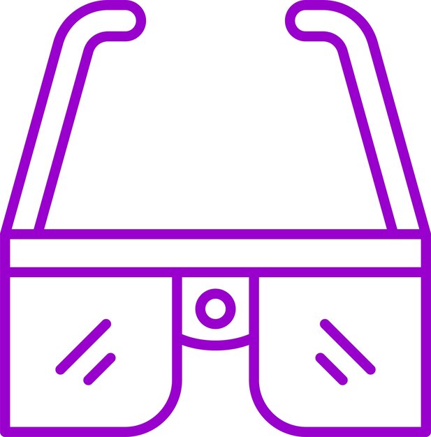 Diseño vectorial Estilo de icono de realidad virtual