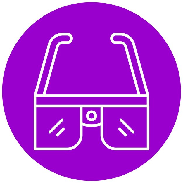 Diseño vectorial Estilo de icono de realidad virtual