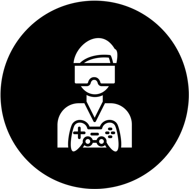 Diseño vectorial Estilo de icono de realidad virtual