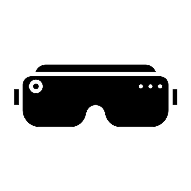 Diseño vectorial Estilo de icono de realidad virtual