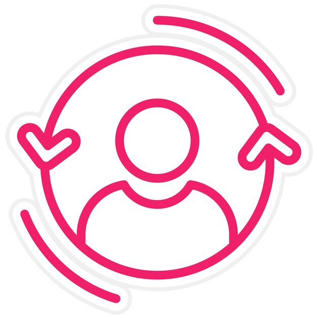 Diseño vectorial Estilo del icono de reaparición