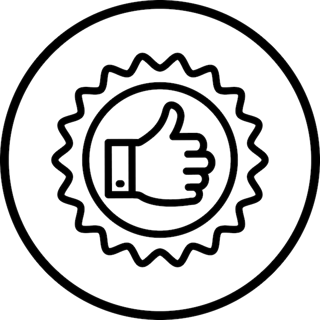 Diseño vectorial Estilo de icono recomendado