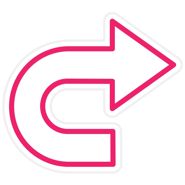 Diseño vectorial Estilo de icono de rediseño