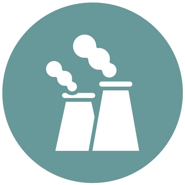 Diseño vectorial del estilo del icono del refrigerador de la torre