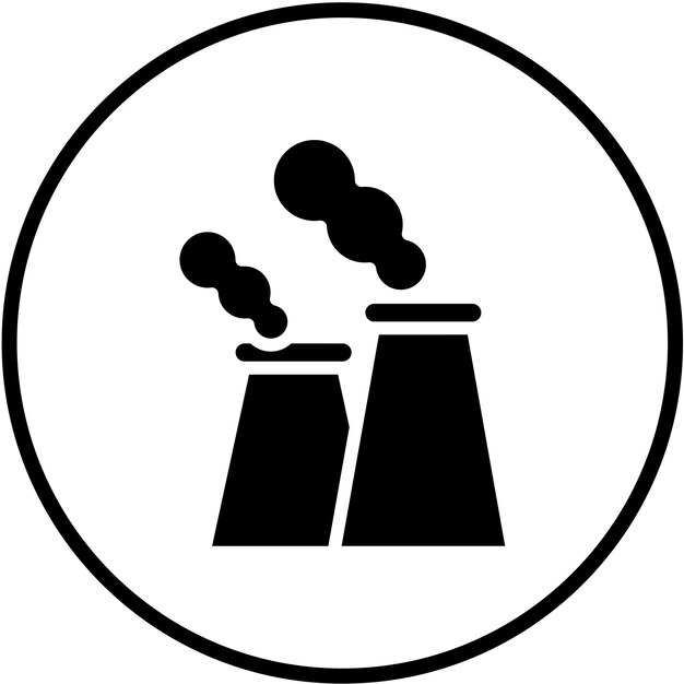 Diseño vectorial del estilo del icono del refrigerador de la torre