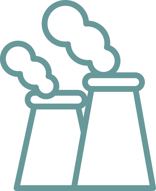 Diseño vectorial del estilo del icono del refrigerador de la torre
